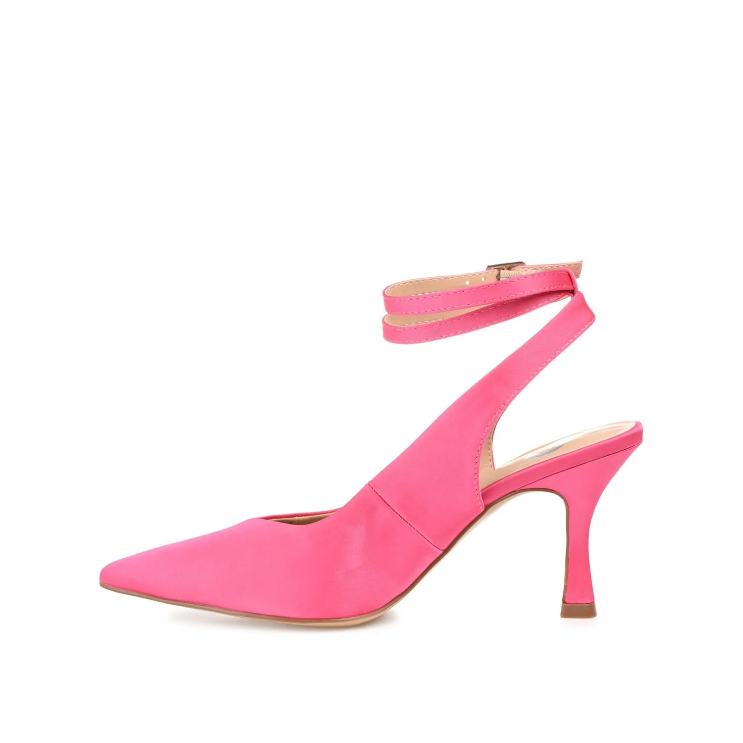 MARCELLA STILETTO PUMP HEELS IN WIDE - Hot Pink sold by Journee Collection product image thumbnail 3