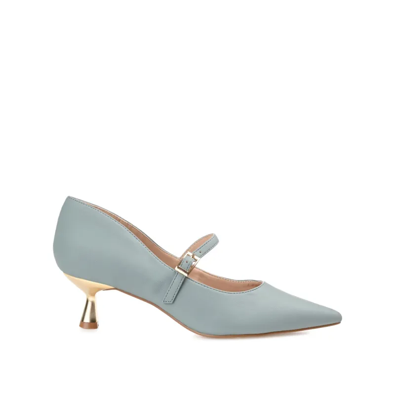 MANZA KITTEN HEELS IN WIDE - Blue sold by Journee Collection