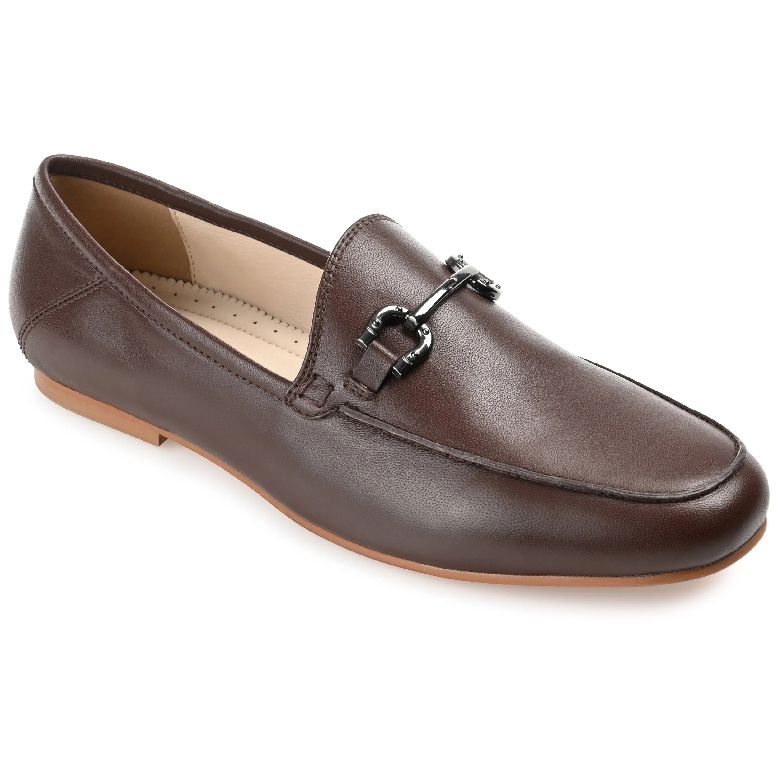 GIIA CRASH BACK HORSE BIT LOAFER FLAT - Brown sold by Journee Collection