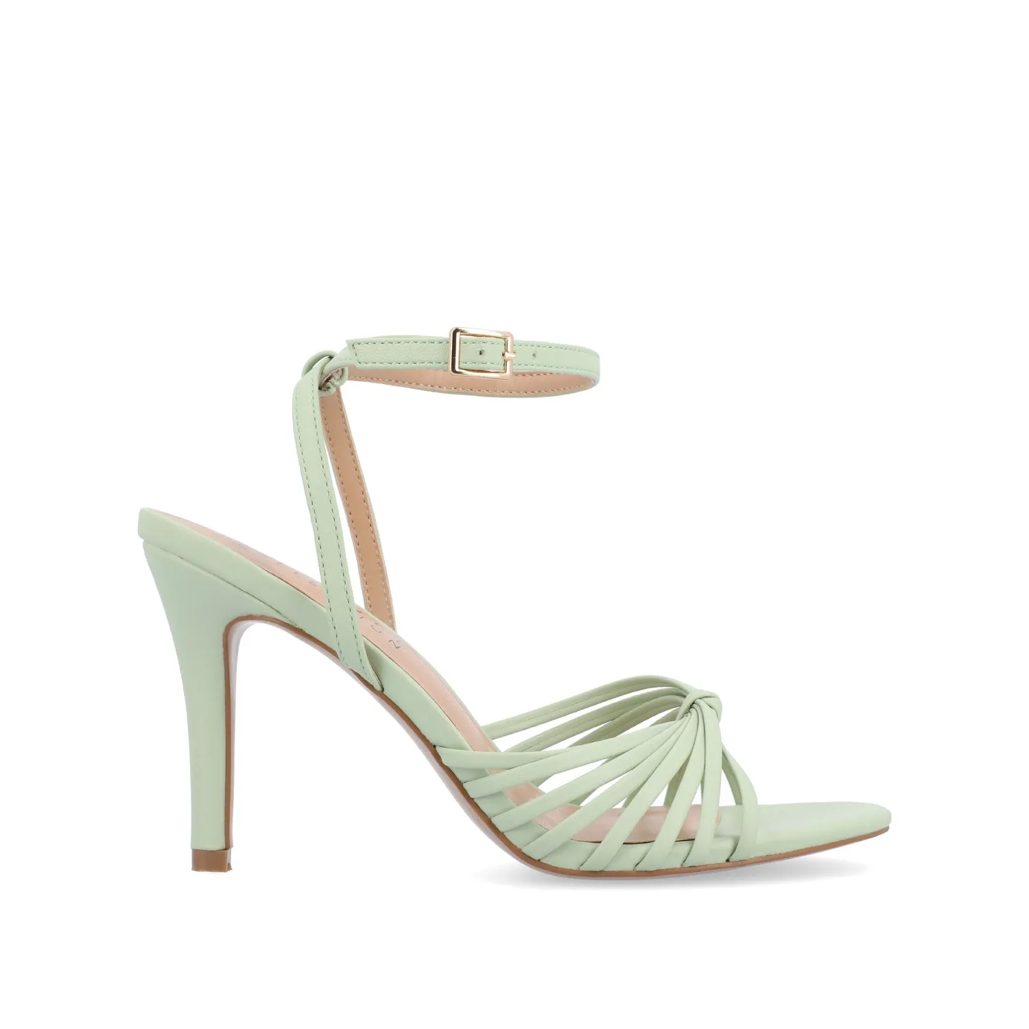 VANITA STILETTO HEELS IN VEGAN LEATHER - Sage sold by Journee Collection