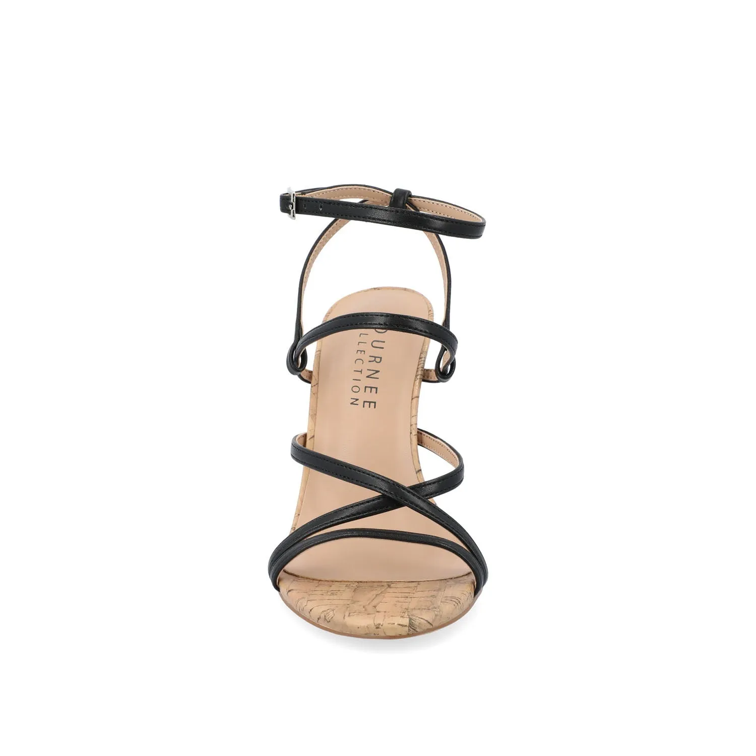 FYLISSA HEELED SANDALS IN VEGAN LEATHER - Black sold by Journee Collection product image thumbnail 5