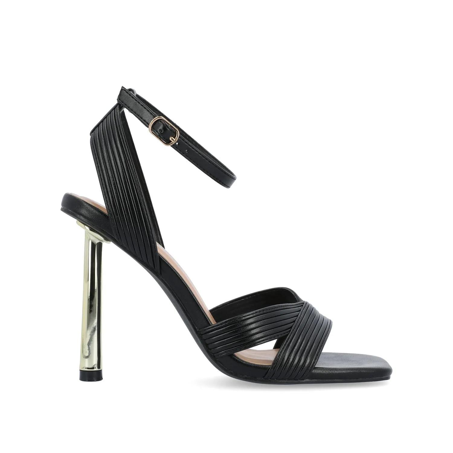 ANNETT HEELED SANDALS - Black sold by Journee Collection
