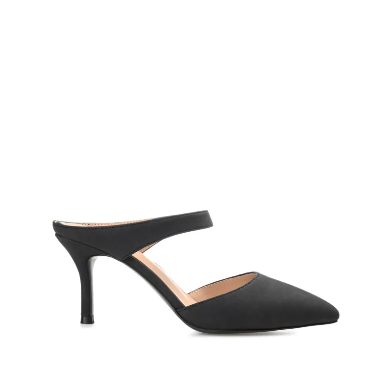 MAEVALI STILETTO HEELS IN VEGAN LEATHER - Black sold by Journee Collection