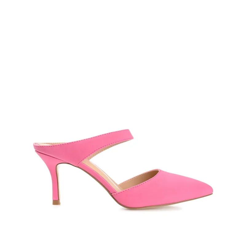 MAEVALI STILETTO HEELS IN VEGAN LEATHER - Fuchsia sold by Journee Collection