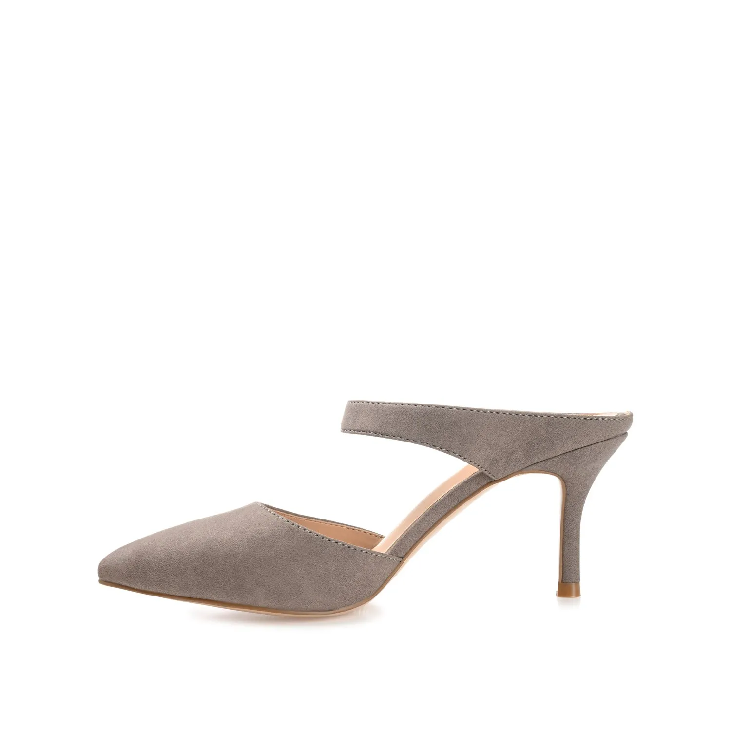 MAEVALI STILETTO HEELS IN VEGAN LEATHER - Taupe sold by Journee Collection product image thumbnail 3
