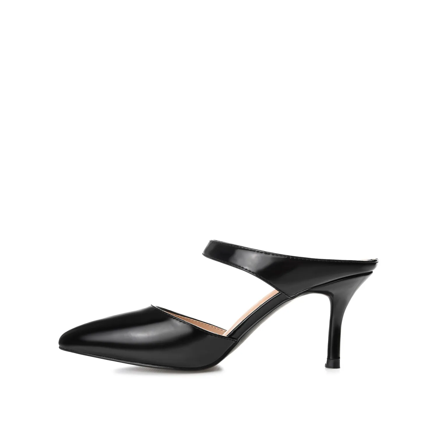 MAEVALI STILETTO HEELS IN VEGAN LEATHER - Patent Black sold by Journee Collection product image thumbnail 3