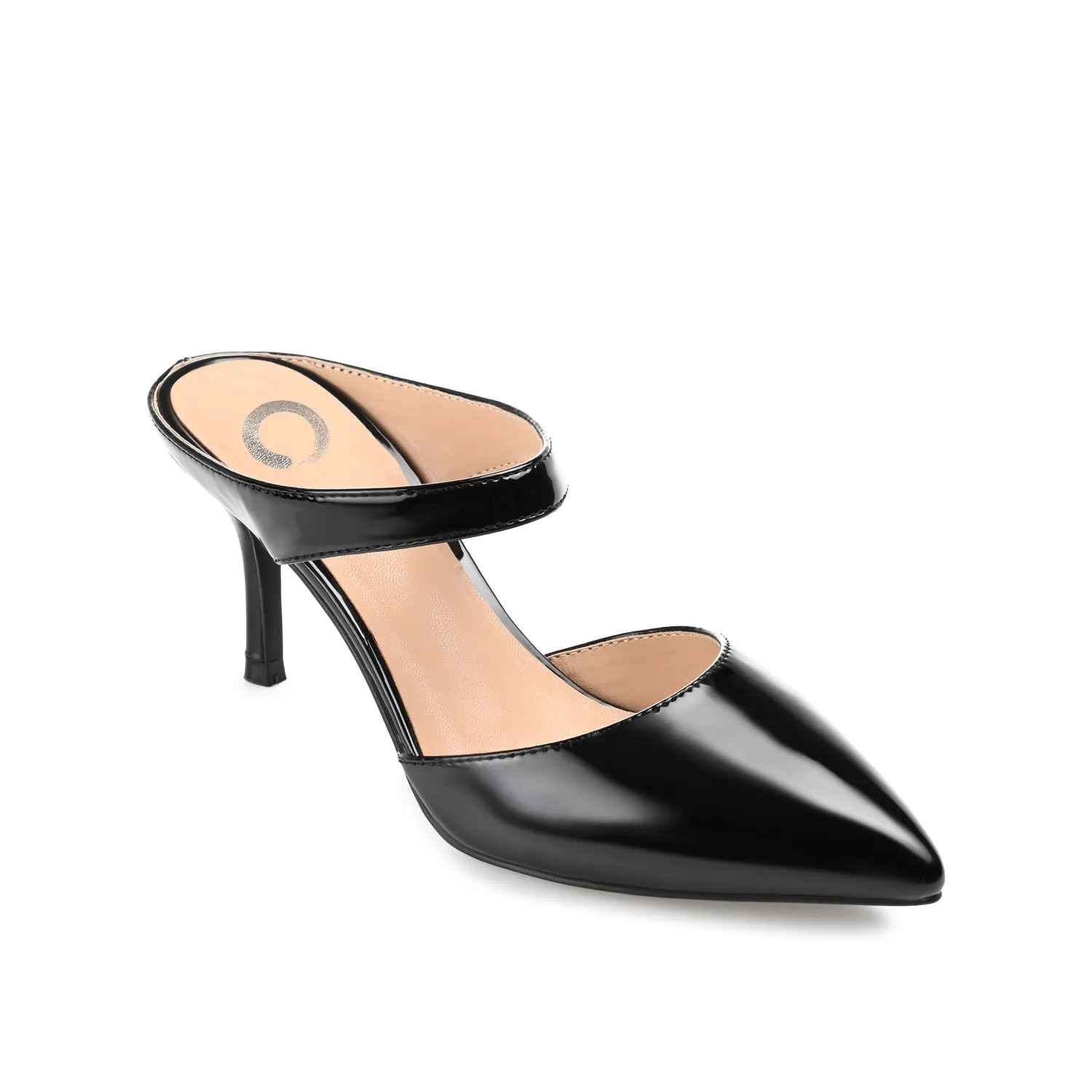 MAEVALI STILETTO HEELS IN VEGAN LEATHER - Patent Black sold by Journee Collection product image thumbnail 2