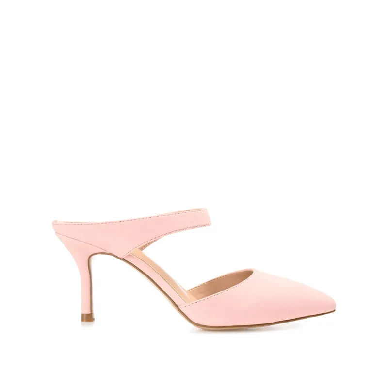 MAEVALI STILETTO HEELS IN VEGAN LEATHER - Pink sold by Journee Collection