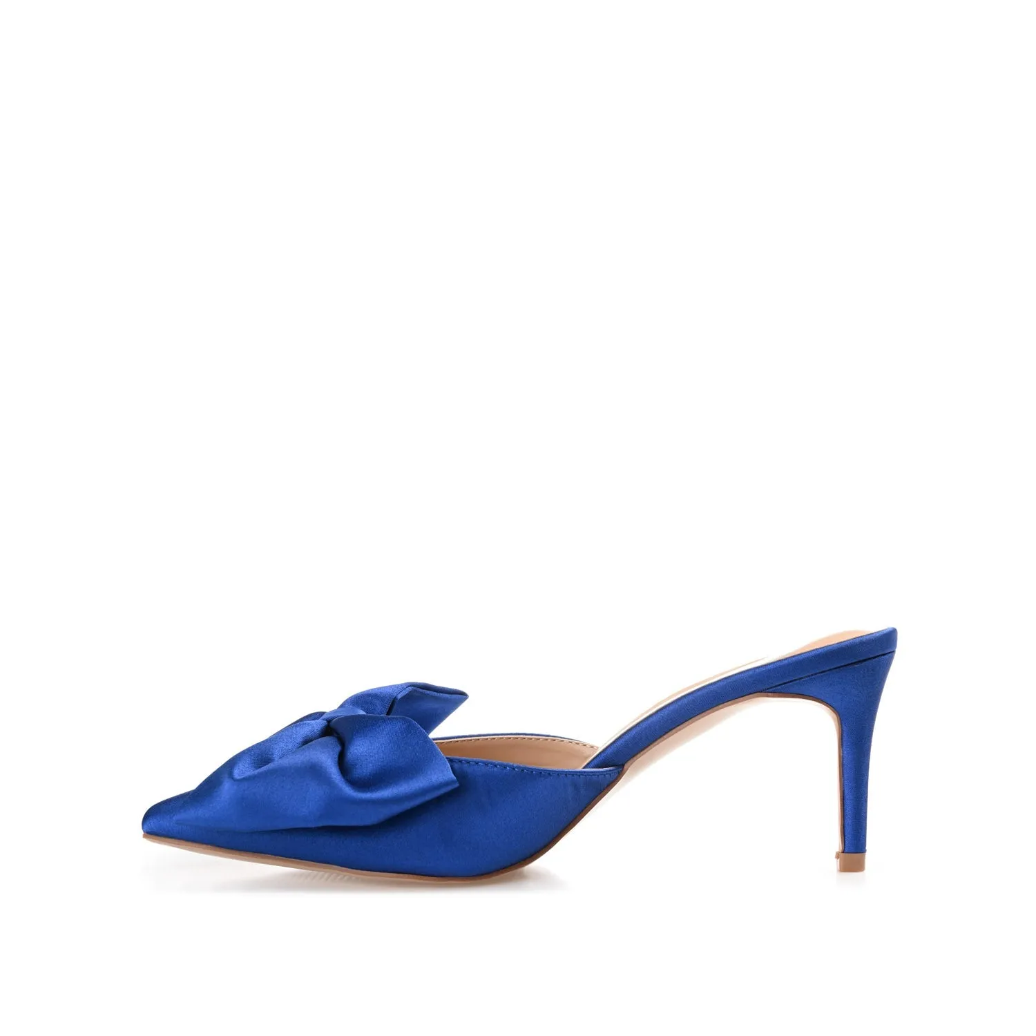 TIARRA STILETTO HEELS IN SATIN - Blue sold by Journee Collection product image thumbnail 3