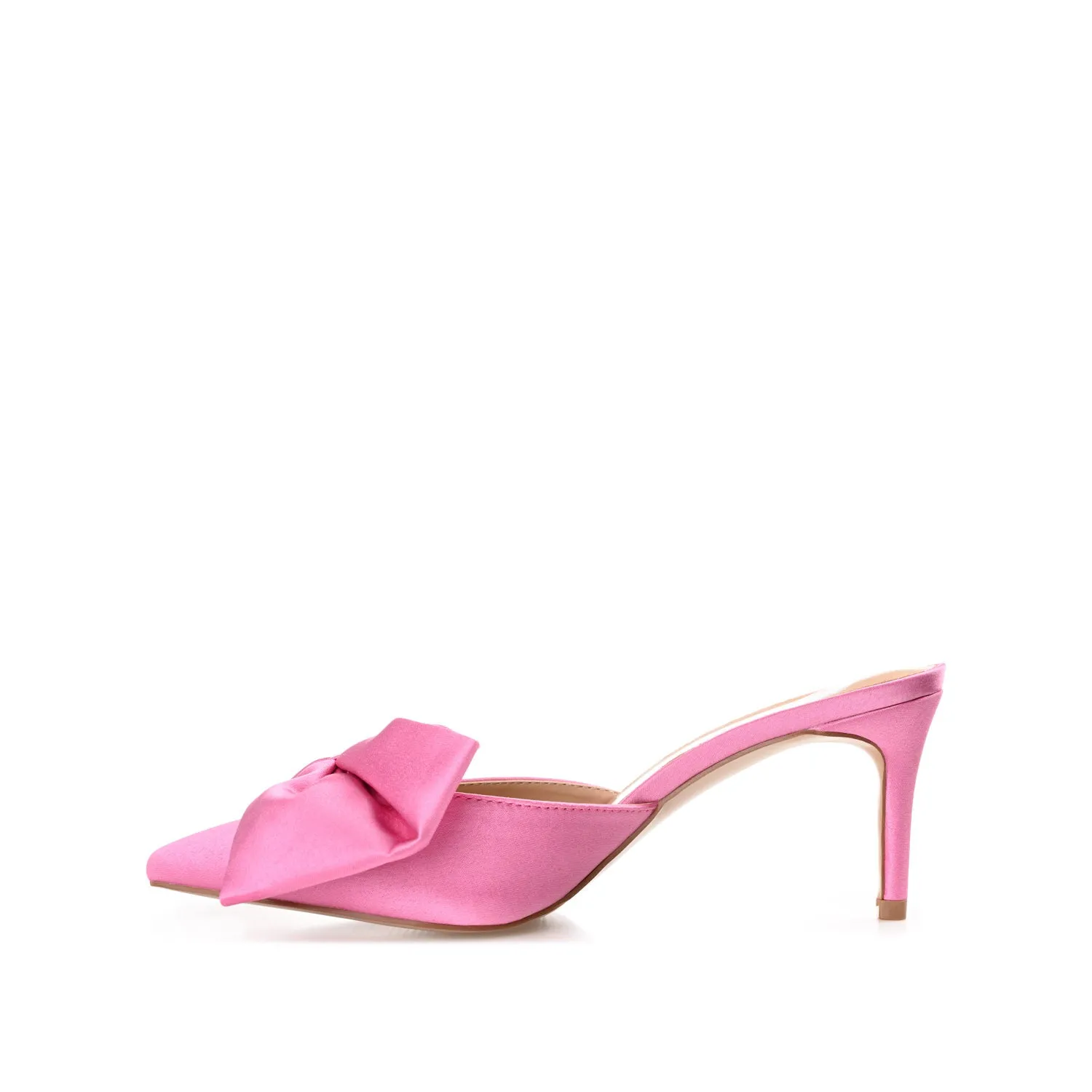 TIARRA STILETTO HEELS IN SATIN - Pink sold by Journee Collection product image thumbnail 3