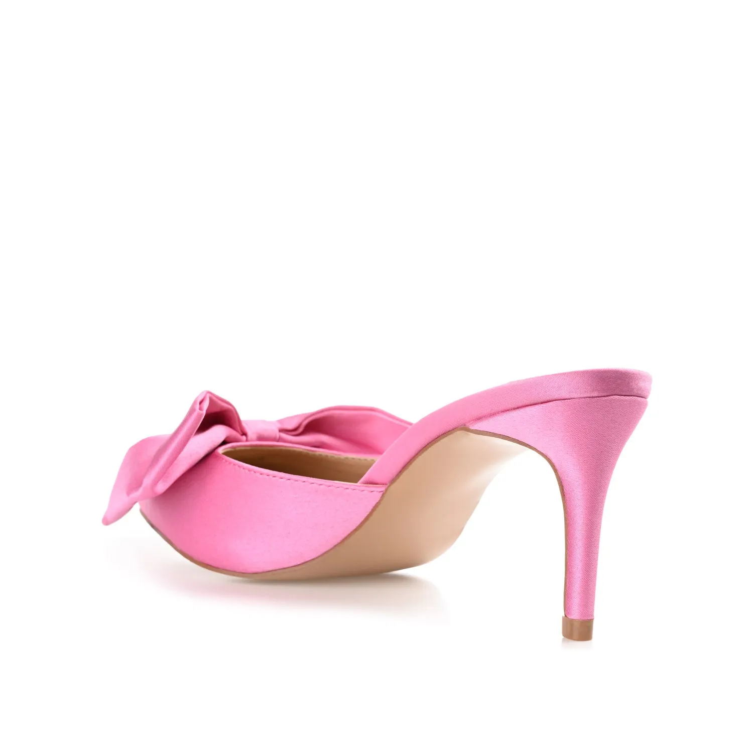 TIARRA STILETTO HEELS IN SATIN - Pink sold by Journee Collection product image thumbnail 4