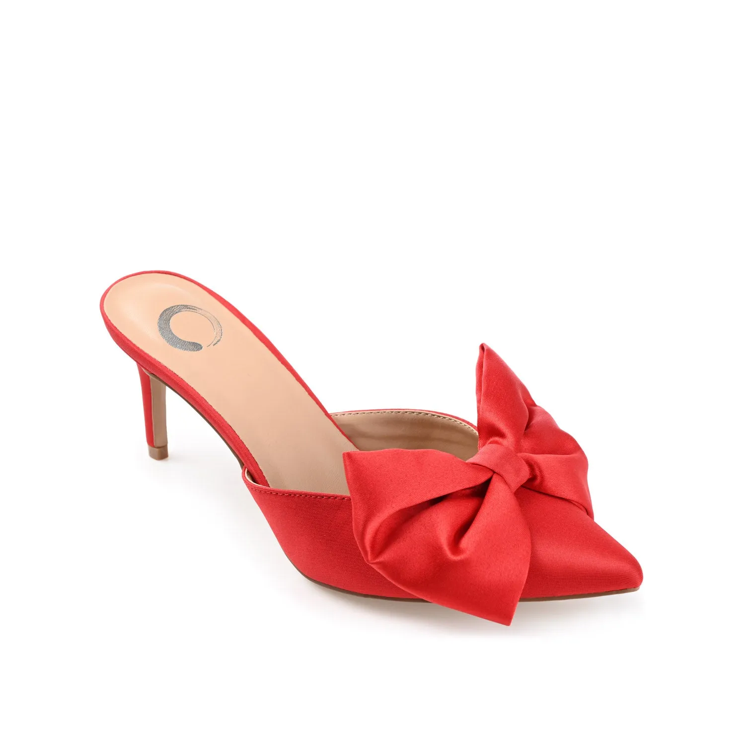 TIARRA STILETTO HEELS IN SATIN - Red sold by Journee Collection product image thumbnail 2