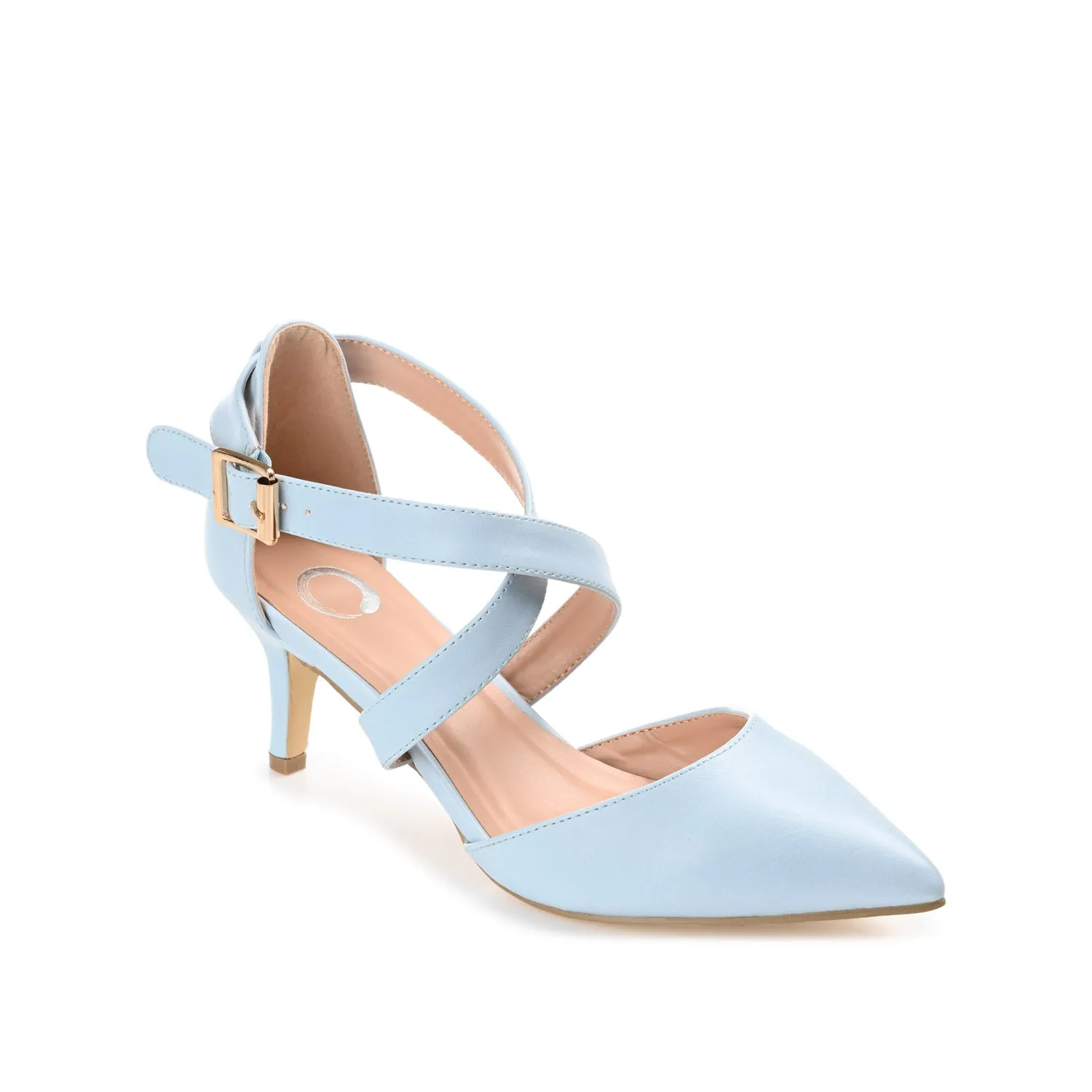 RIVA STILETTO PUMP HEELS IN WIDE - Blue sold by Journee Collection product image thumbnail 2