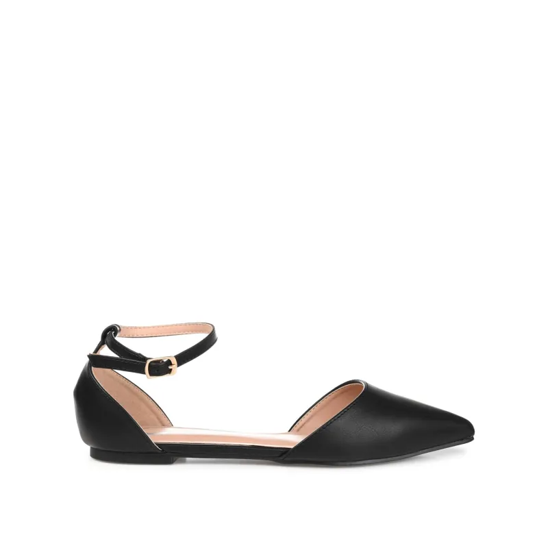 REBA D'ORSAY FLATS IN WIDE - Black sold by Journee Collection