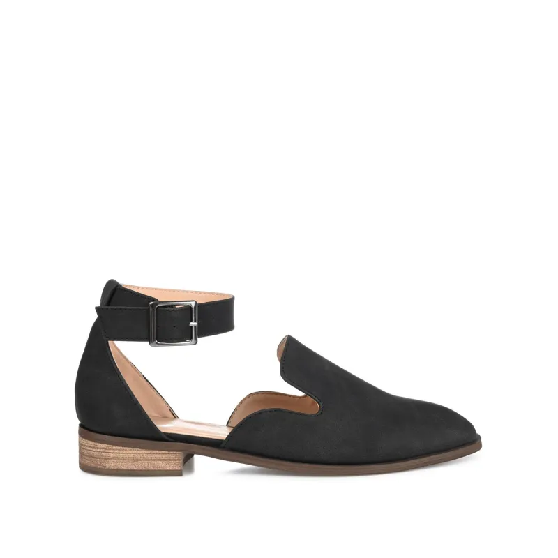 LORETA LOAFER FLATS IN WIDE - Black sold by Journee Collection