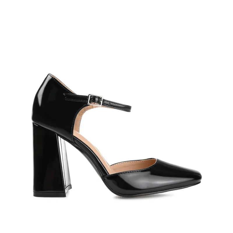 HESSTER D'ORSAY PUMP HEELS IN PATENT - Black sold by Journee Collection