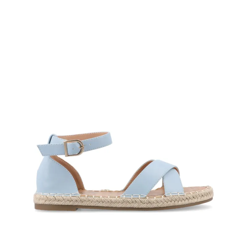 LYDDIA ESPADRILLE SANDALS IN WIDE - Blue sold by Journee Collection