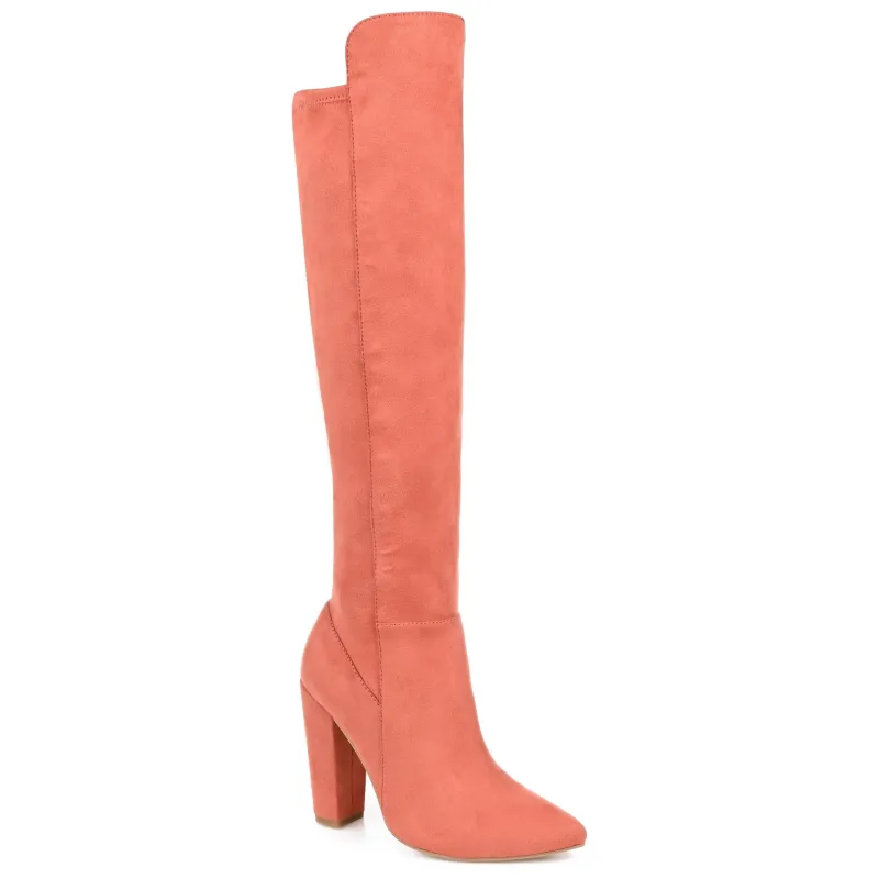 DOMINGA EXTRA WIDE CALF - Clay sold by Journee Collection
