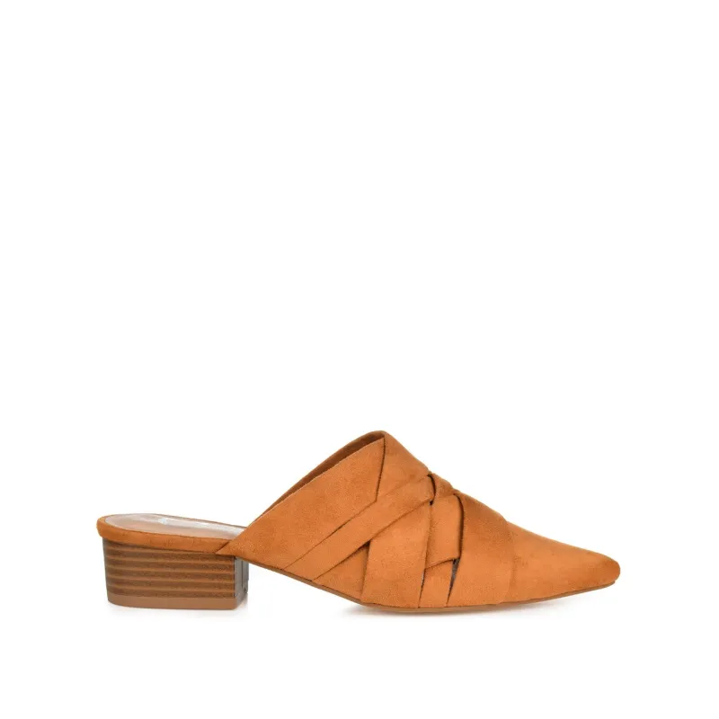 KALIDA MULE FLATS IN FAUX SUEDE - Tan sold by Journee Collection