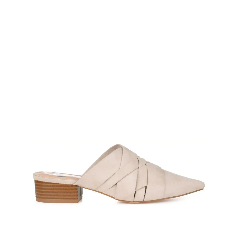 KALIDA MULE FLATS IN FAUX SUEDE - Beige sold by Journee Collection