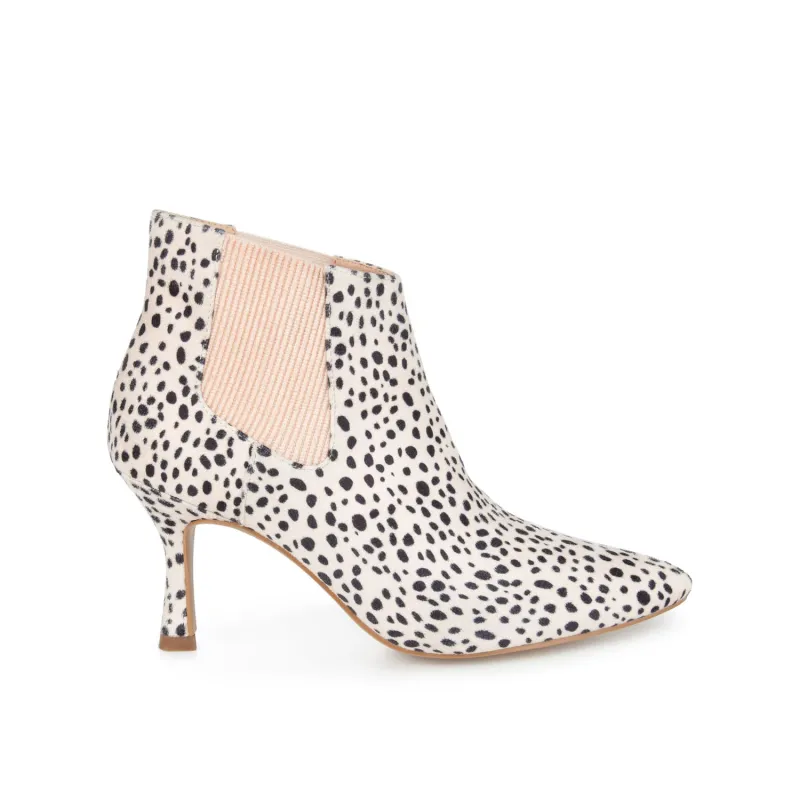 ELITTA CHELSEA BOOTIES IN FAUX SUEDE - Cheetah Faux Suede 2 made by Journee Collection