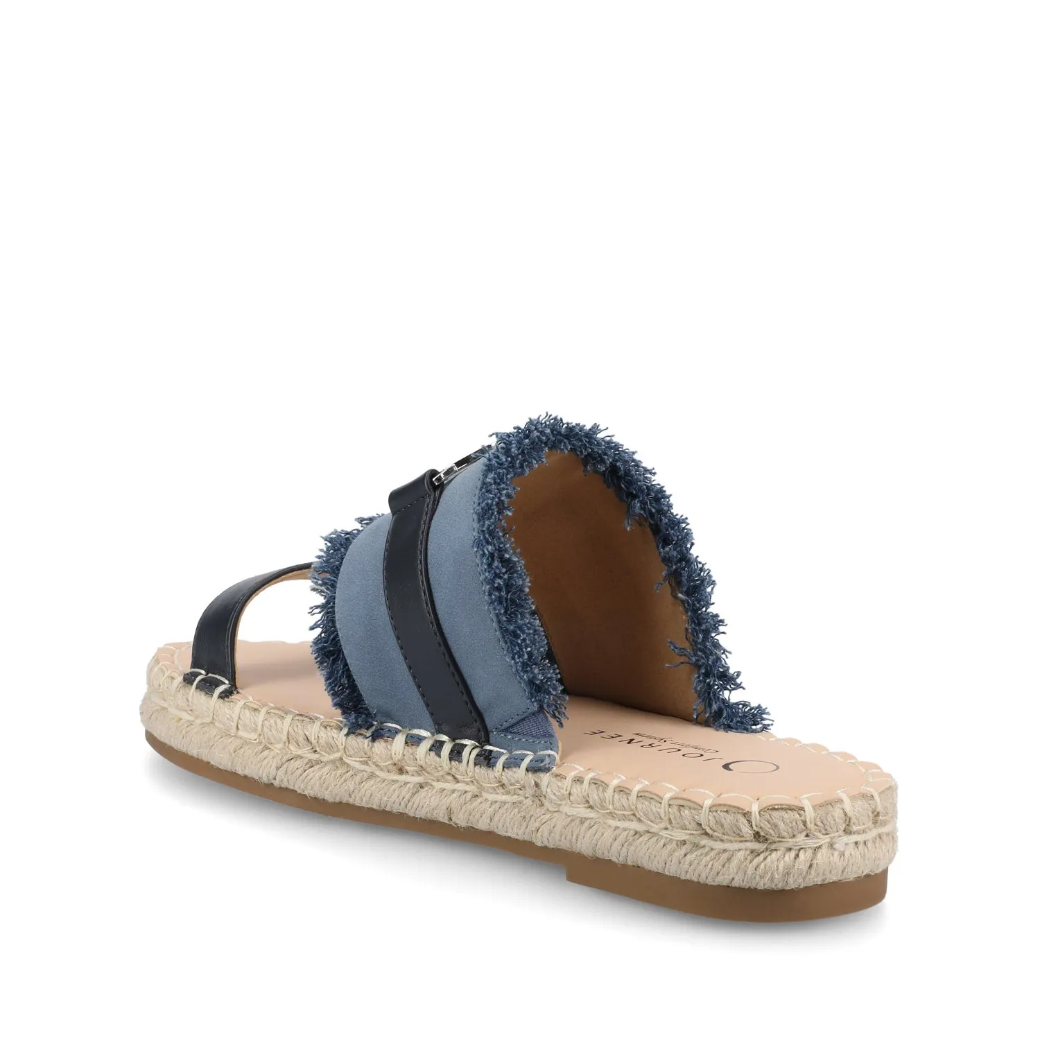 KEELEE ESPADRILLE SANDALS - Navy sold by Journee Collection product image thumbnail 4