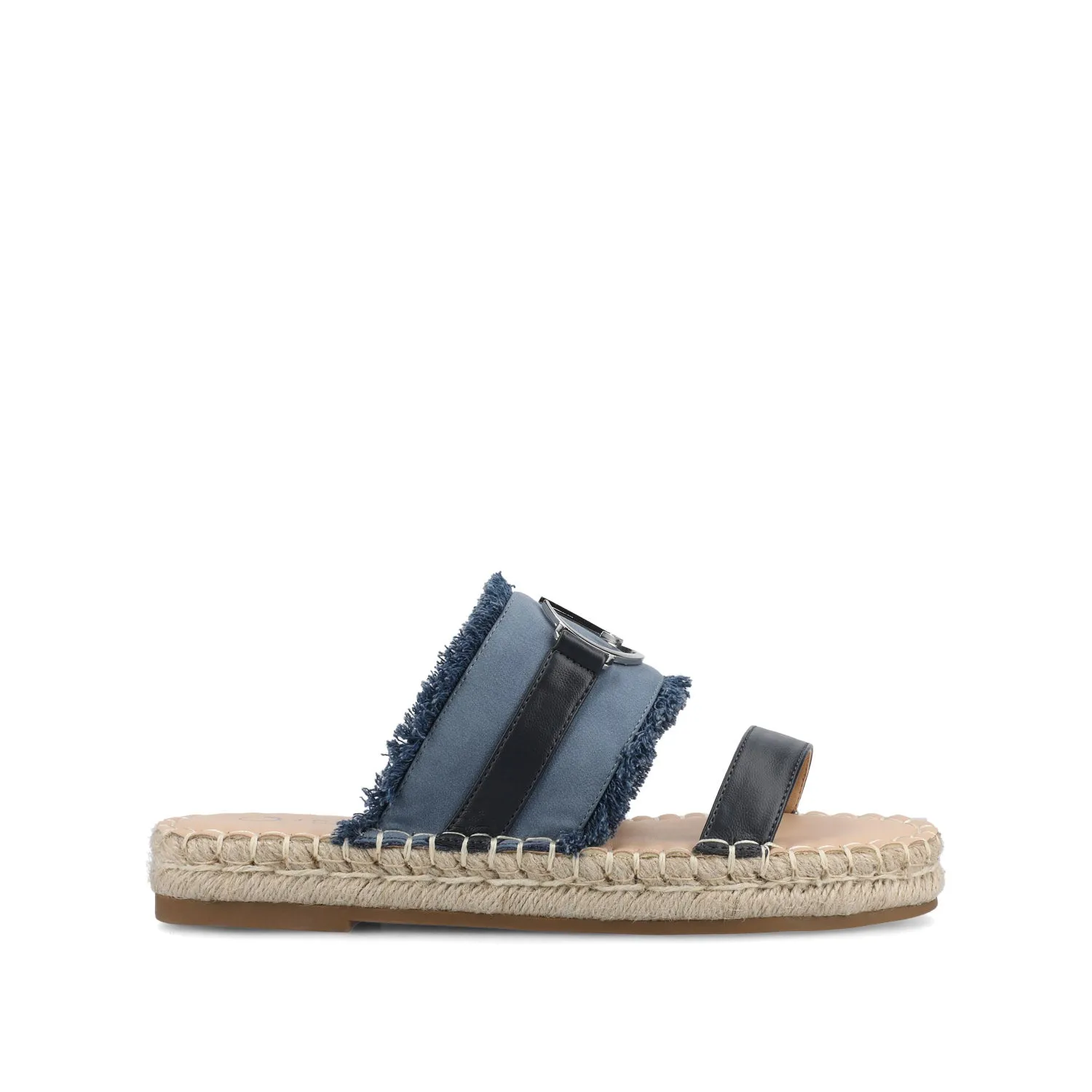 KEELEE ESPADRILLE SANDALS - Navy sold by Journee Collection
