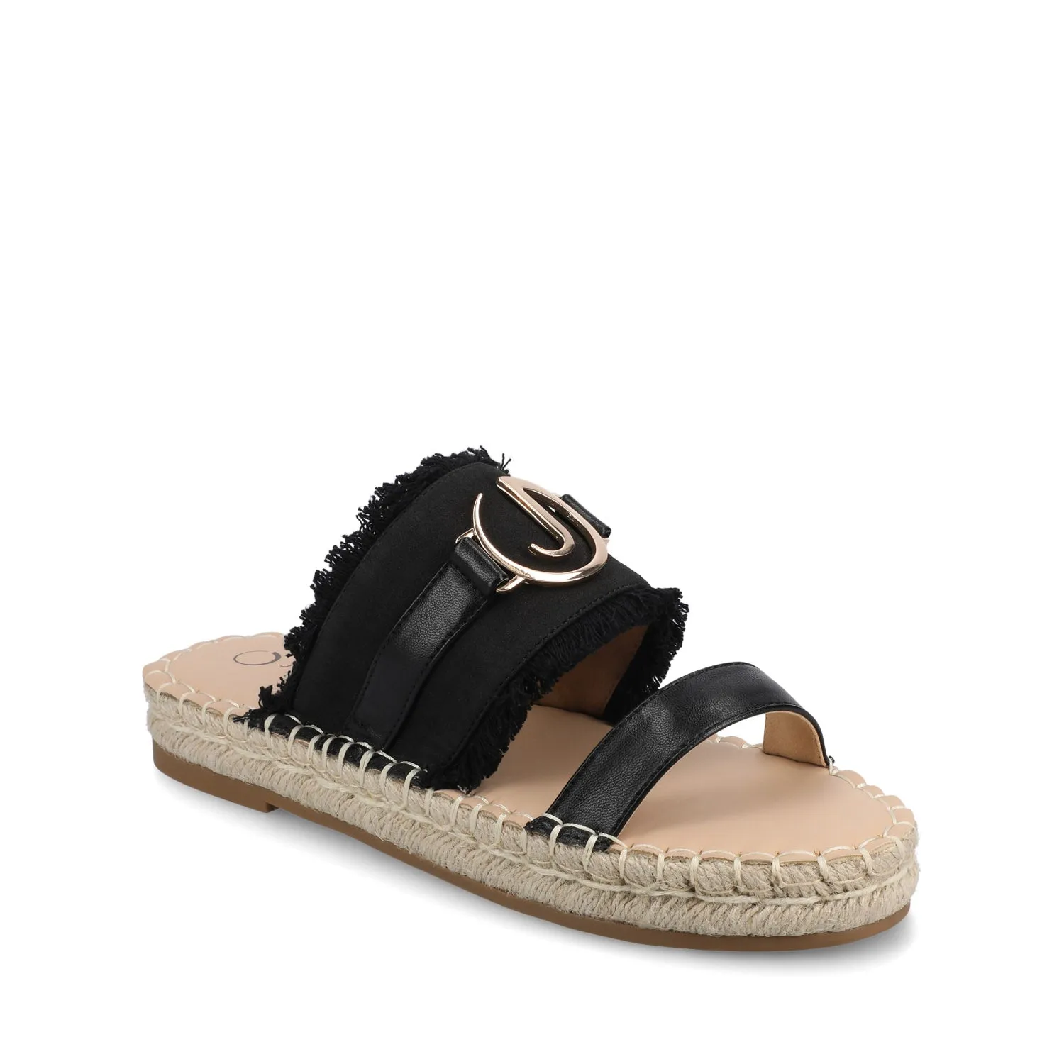 KEELEE ESPADRILLE SANDALS - Black sold by Journee Collection product image thumbnail 3
