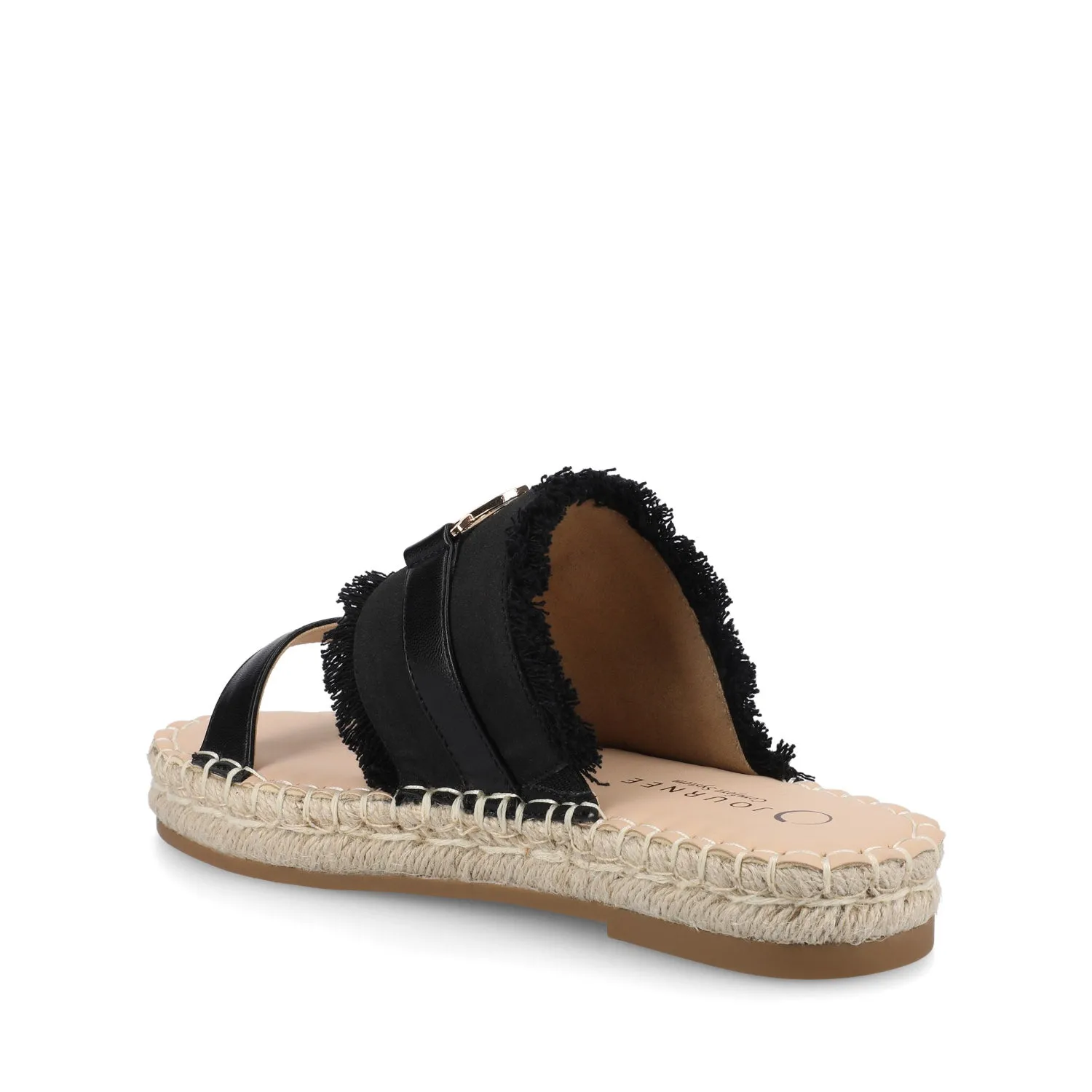 KEELEE ESPADRILLE SANDALS - Black sold by Journee Collection product image thumbnail 4