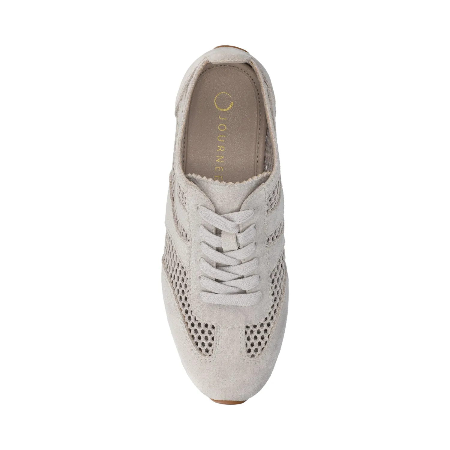 CHASSE MESH SNEAKERS - Grey sold by Journee Collection product image thumbnail 4