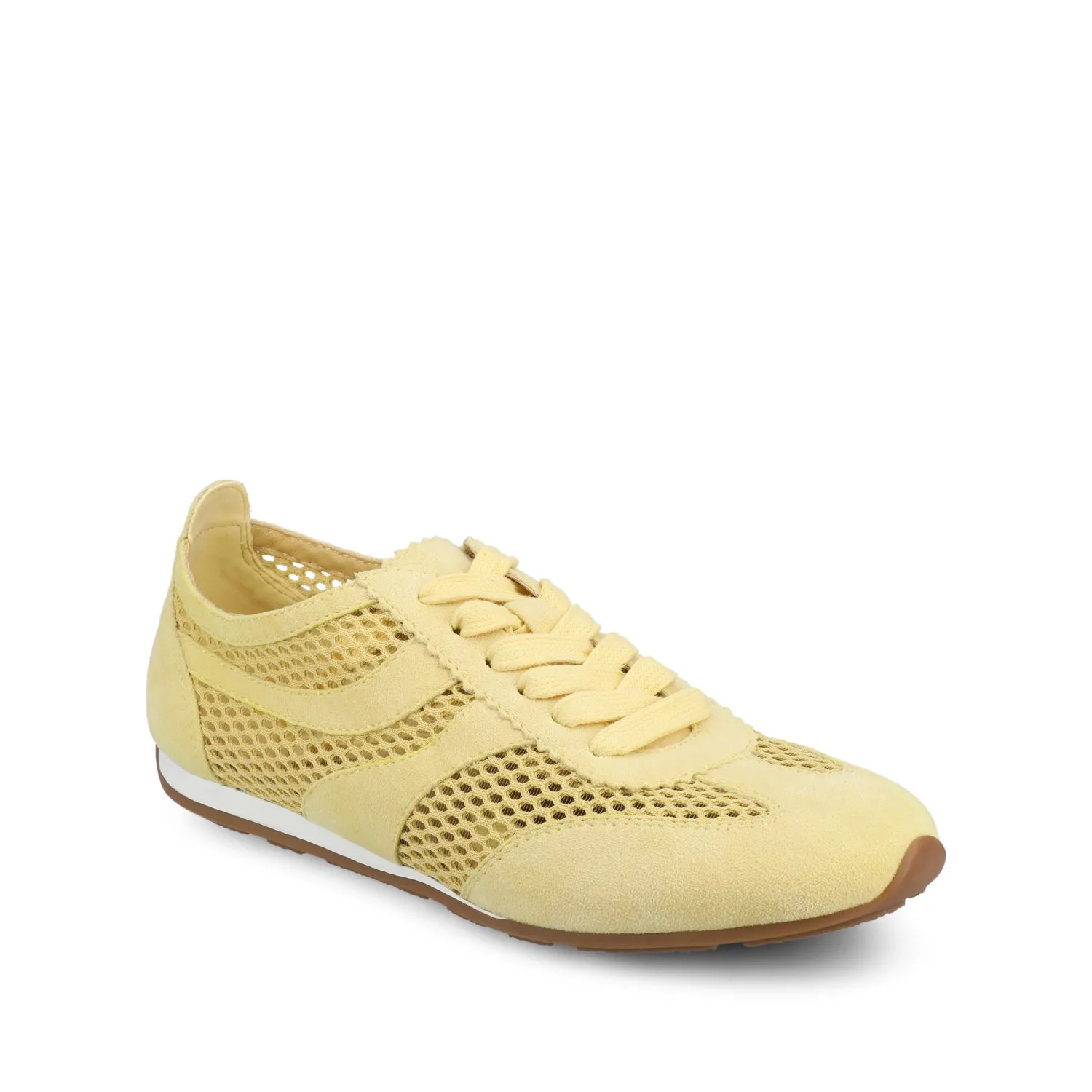 CHASSE MESH SNEAKERS - Yellow sold by Journee Collection product image thumbnail 2