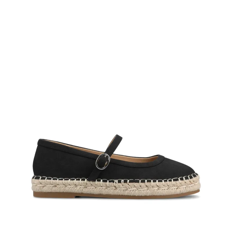 KENZIE ESPADRILLE MARY JANES - Black made by Journee Collection