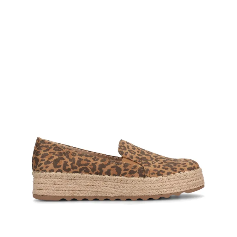 CATALINA SLIP ON ESPADRILLES - Leopard made by Journee Collection