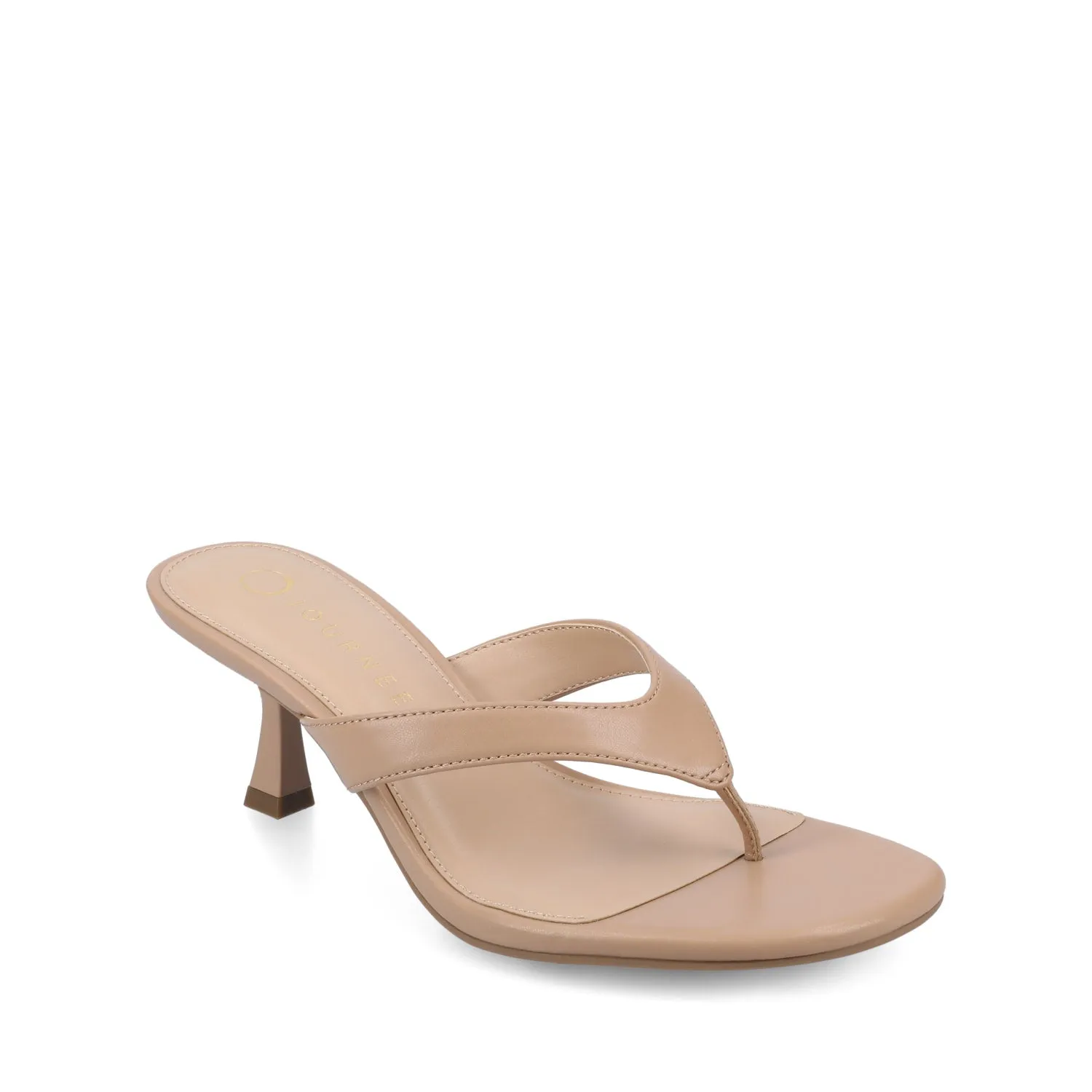 DANIELLE FLIP FLOP SANDALS - Natural sold by Journee Collection product image thumbnail 2
