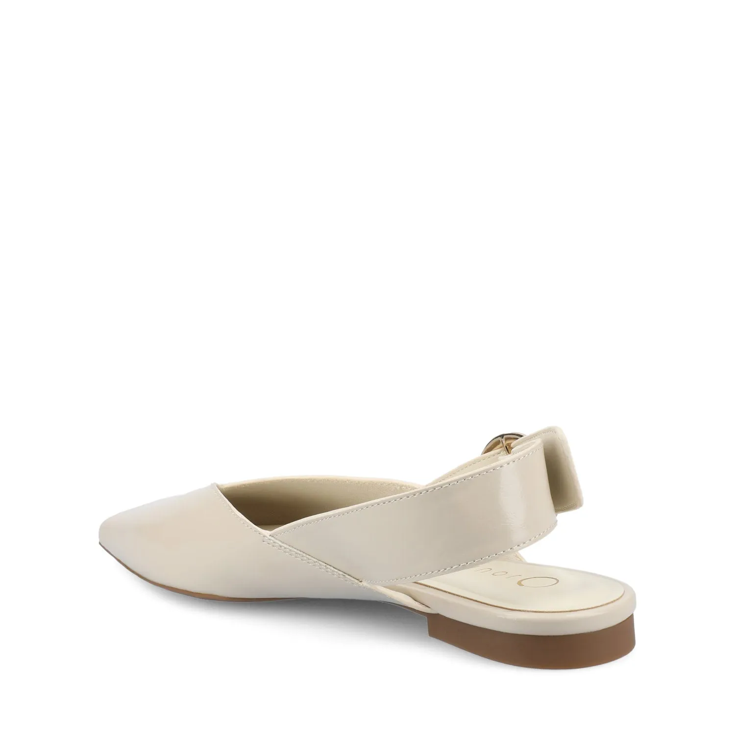 JACQUELINE SLING BACK FLATS - Bone sold by Journee Collection product image thumbnail 3