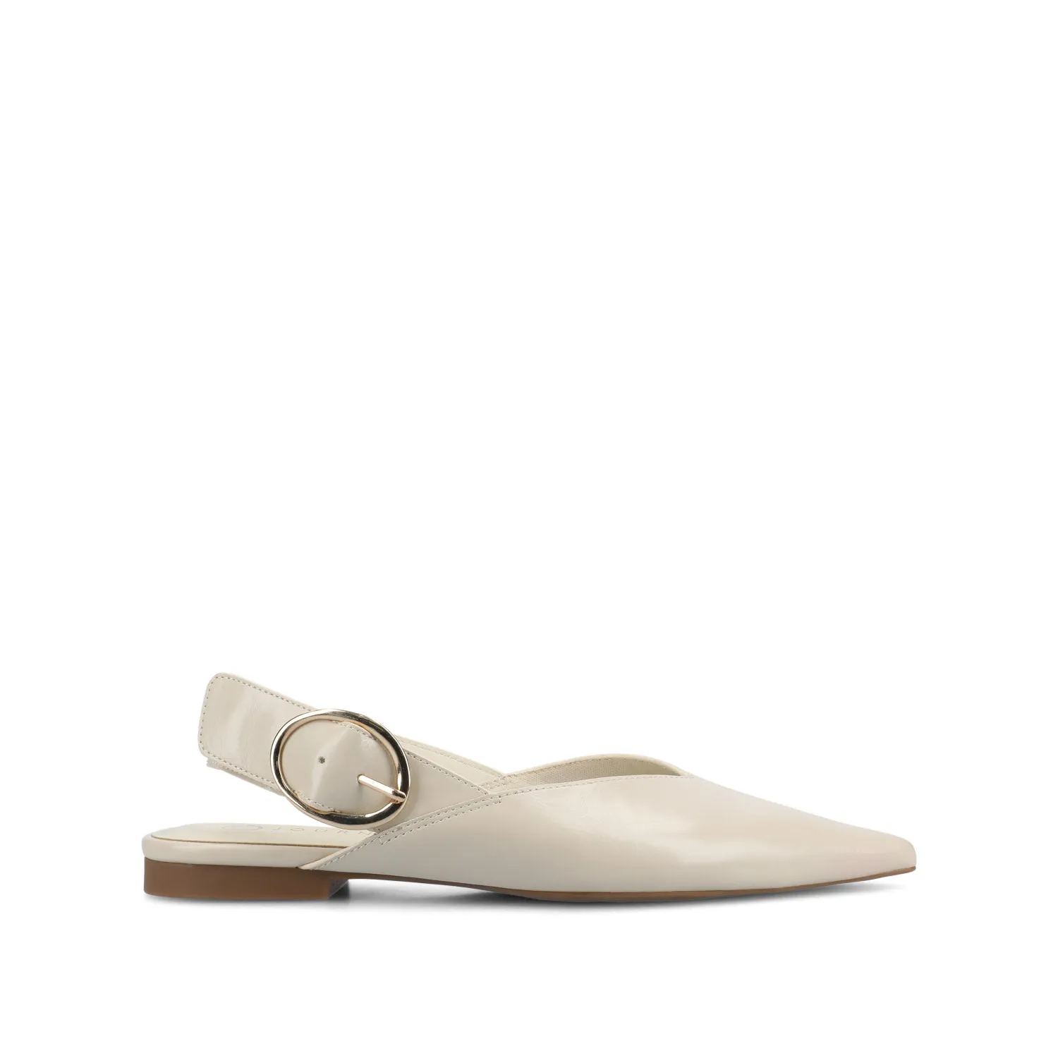 JACQUELINE SLING BACK FLATS - Bone sold by Journee Collection