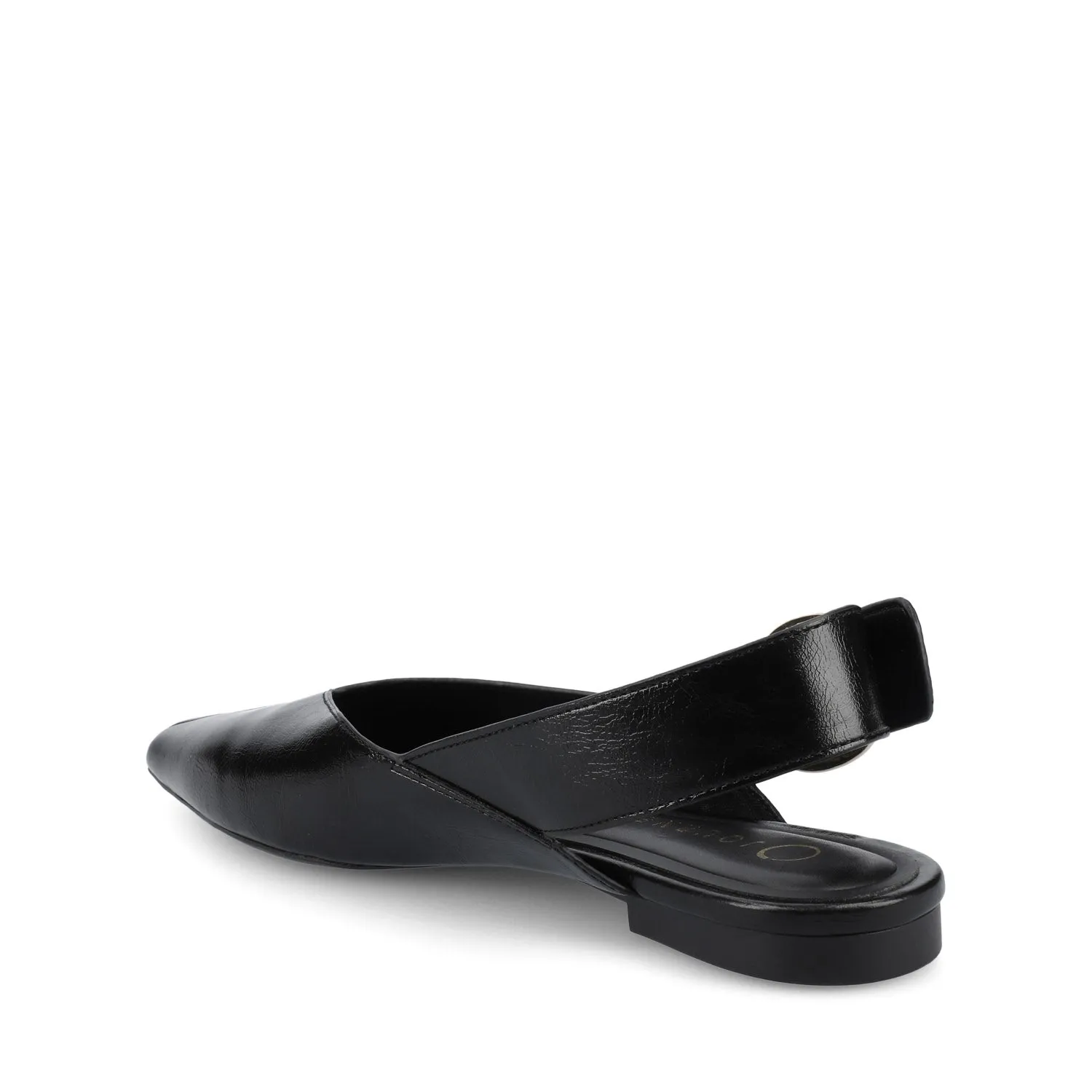 JACQUELINE SLING BACK FLATS - Black sold by Journee Collection product image thumbnail 3