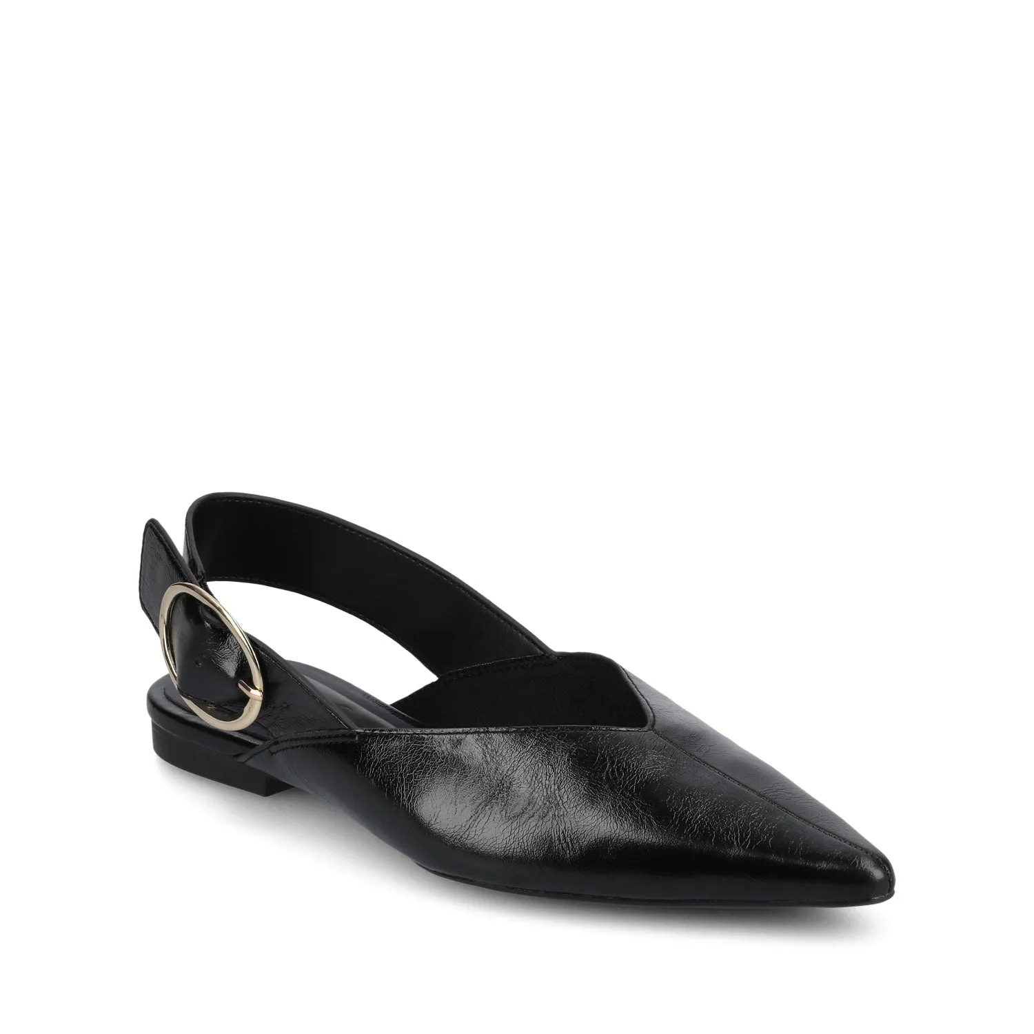 JACQUELINE SLING BACK FLATS - Black sold by Journee Collection product image thumbnail 2