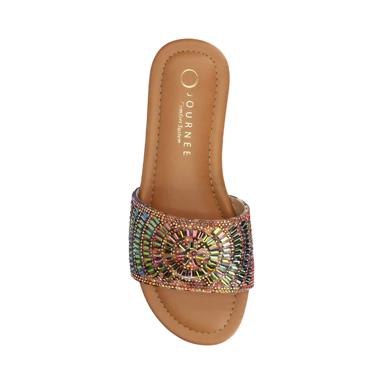 MARIA SLIP ON SANDALS - Multi sold by Journee Collection product image thumbnail 4