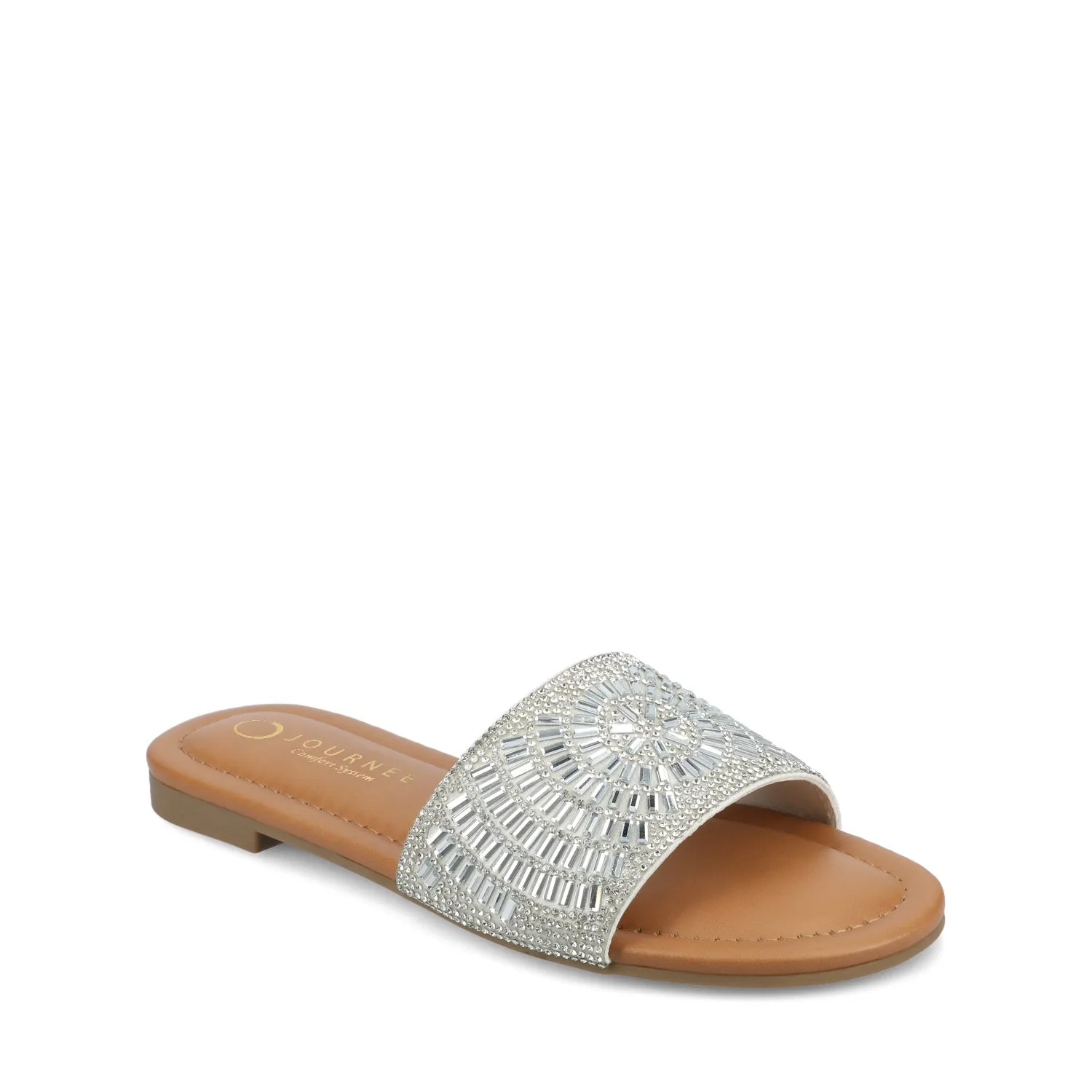 MARIA SLIP ON SANDALS - Silver sold by Journee Collection product image thumbnail 2