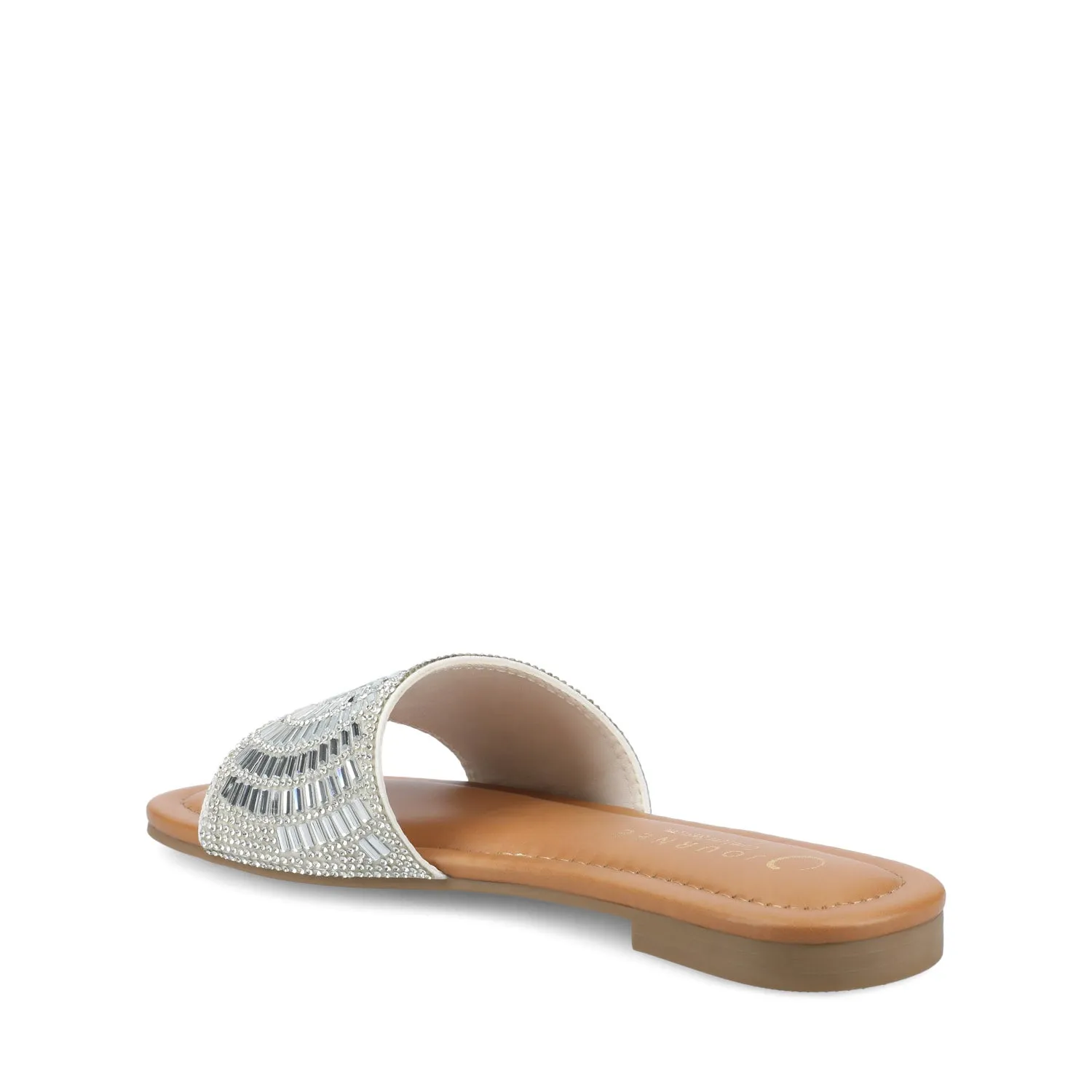MARIA SLIP ON SANDALS - Silver sold by Journee Collection product image thumbnail 3