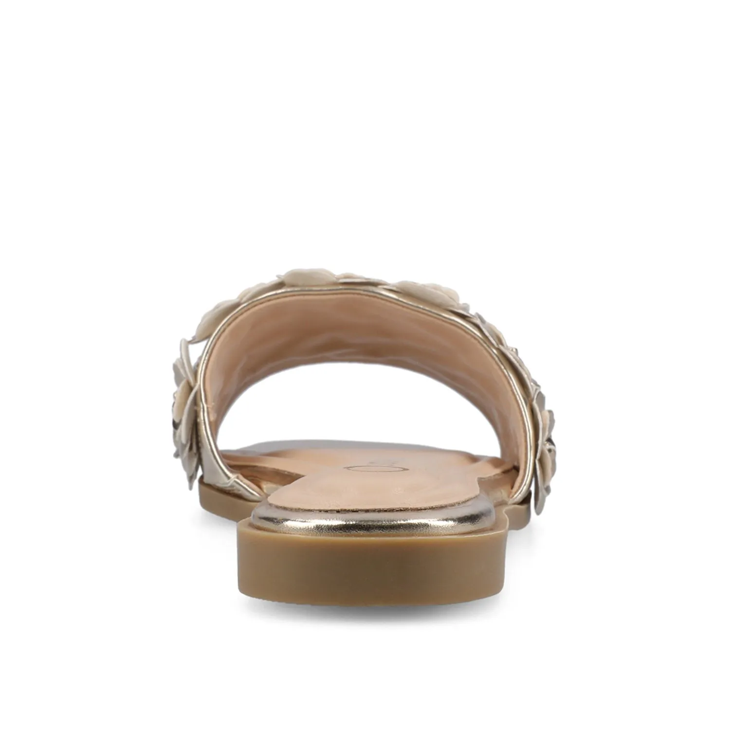AZALEA SLIP ON SANDALS - Gold sold by Journee Collection product image thumbnail 5