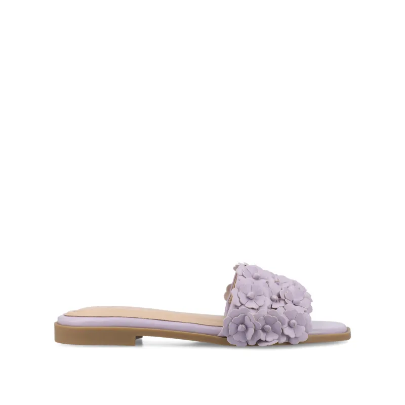 AZALEA SLIP ON SANDALS - Lilac made by Journee Collection