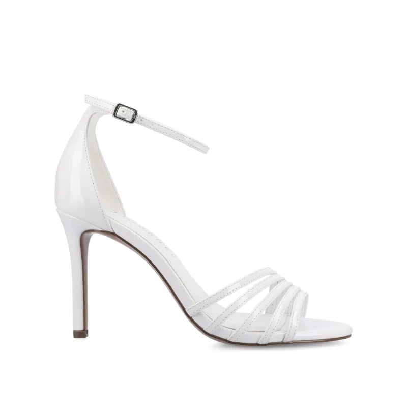 FELICITY STRAPPY SANDALS - Patent/White made by Journee Collection
