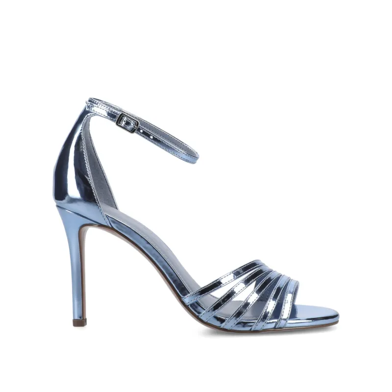 FELICITY STRAPPY SANDALS - Blue made by Journee Collection