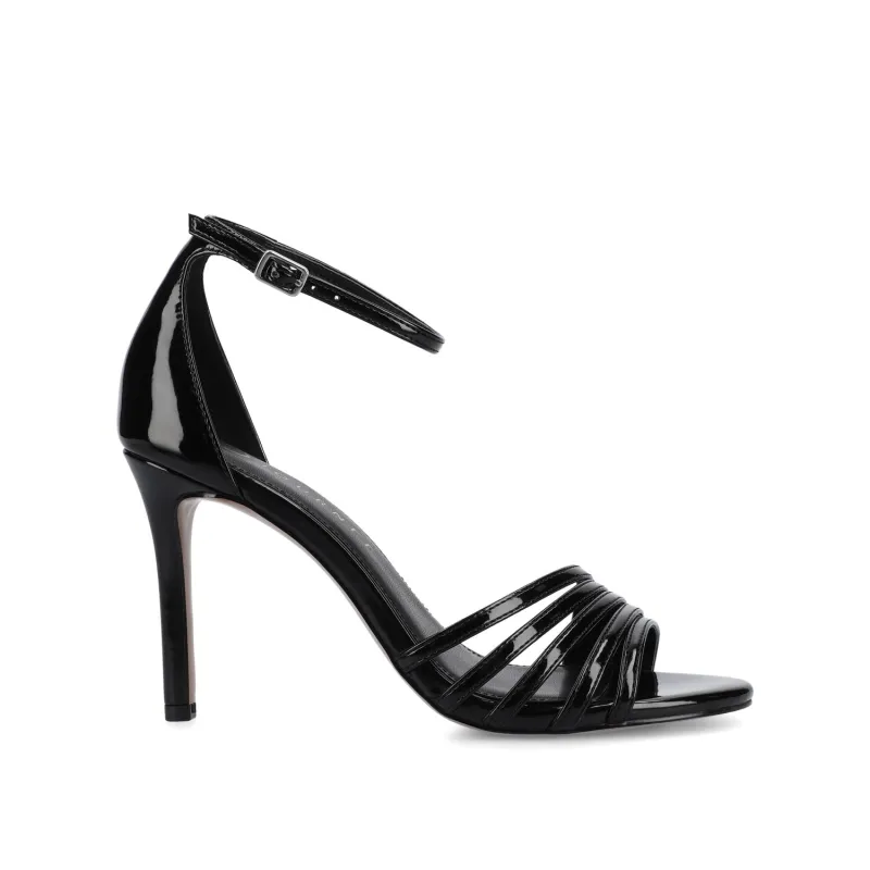 FELICITY STRAPY SANDALS - Patent/Black made by Journee Collection