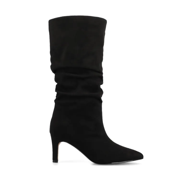 SONNET SLOUCHY BOOTS IN WIDE - Black made by Journee Collection
