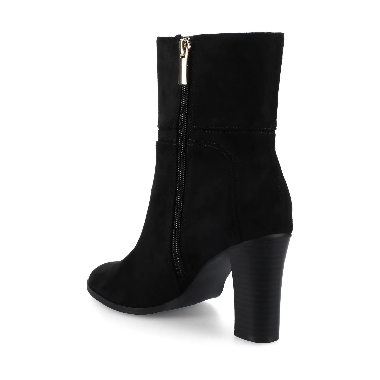 FREYJA ANKLE BOOTIE - Black Suede sold by Journee Collection product image thumbnail 3