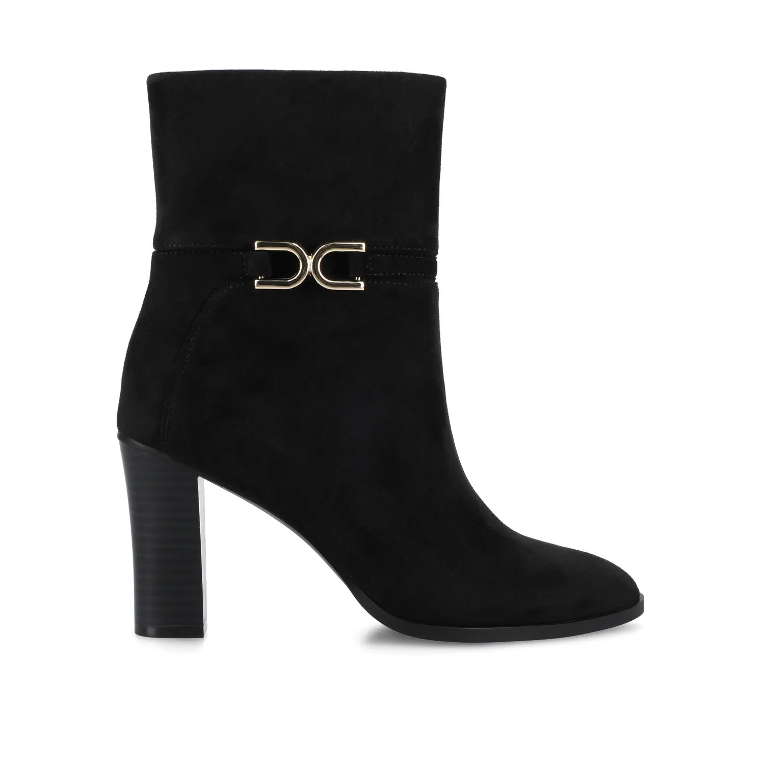 FREYJA ANKLE BOOTIE - Black Suede sold by Journee Collection