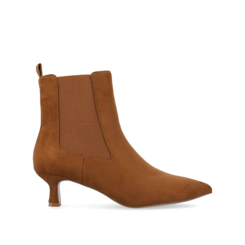 TENLEE CHELSEA BOOTIES IN FAUX SUEDE sold by Journee Collection